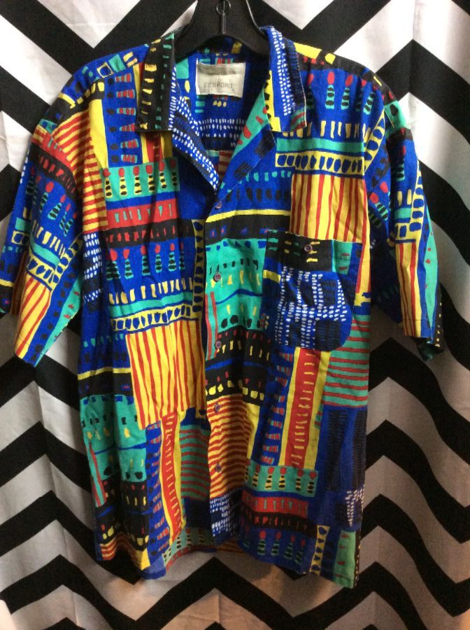 SS BD Funky 90s pattern shirt 1