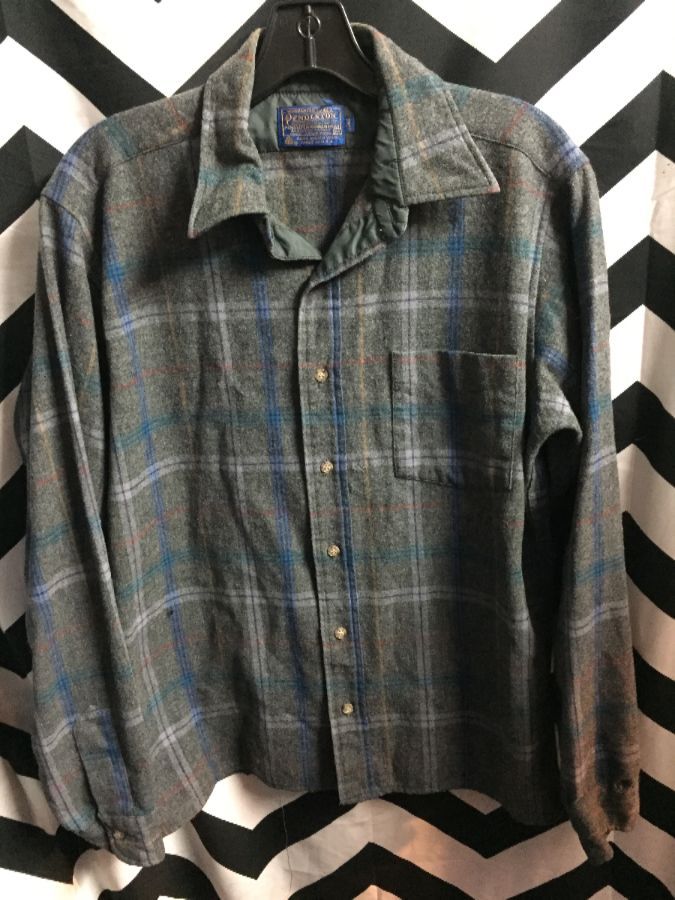 LS BD Pendleton wool Flannel shirt 1