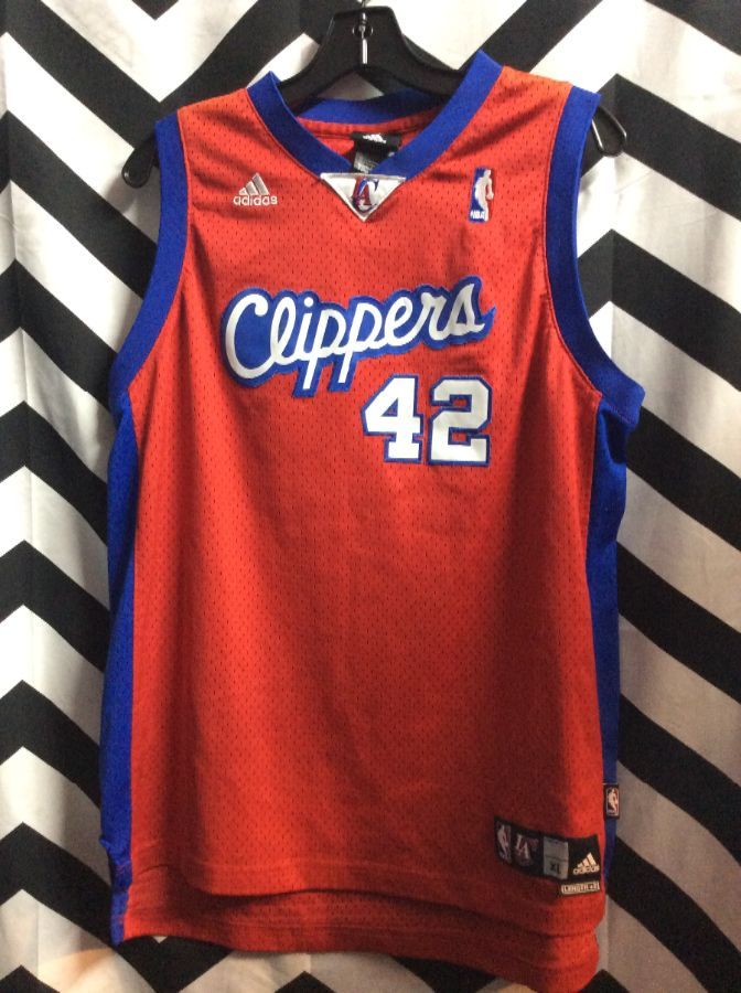CLIPPERS #42 BRAND BASKETBALL JERSEY 1