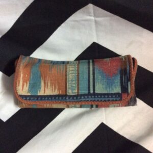 Photo detail:1980’S FABRIC SUNGLASS CASE W/SOUTHWESTERN DESIGN