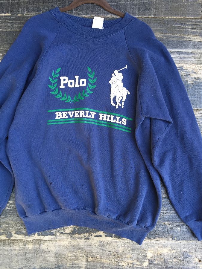 Polo Beverly Hills Thick screen print pullover sweatshirt 1