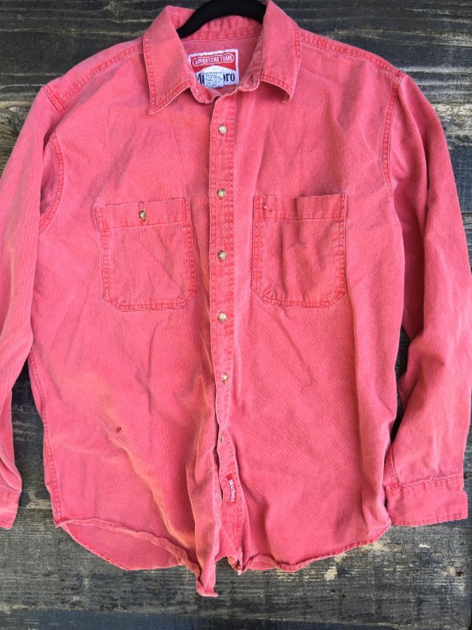 LS BD Faded Red Marlboro Shirt 1
