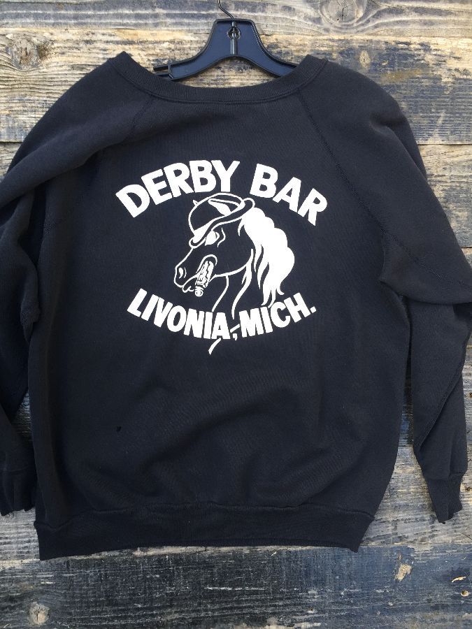 Derby Bar Livonia Michigan Pullover Sweatshirt 1
