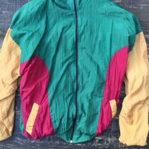 Photo detail:ZIP-UP COLOR-BLOCK DESIGN WINDBREAKER