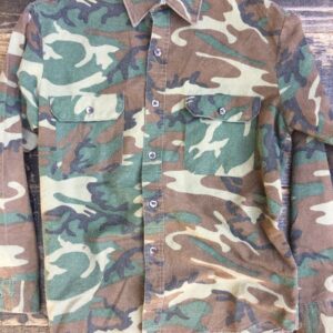 Photo detail:WOOL CAMO DESIGN BUTTON-UP SHIRT