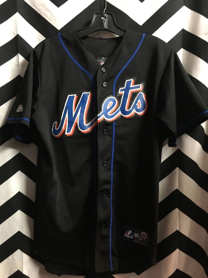 New York Mets Vintage 90s Majestic Baseball Jersey Blue and 
