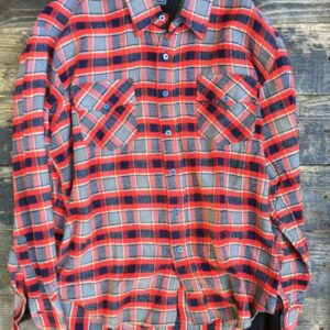 Photo detail:COTTON THICK FLANNEL (RED, GREY, BLACK)