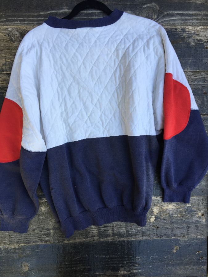 RETRO REEBOK PULLOVER QUILTED 