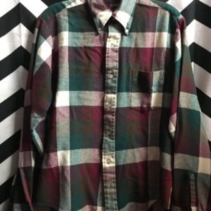 Photo detail:VAN HEUSEN FLANNEL SHIRT W/ PLAID DESIGN