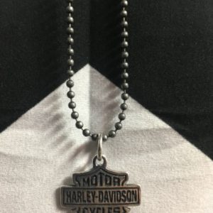 Harley Davidson Shield Charm Necklace- Ball Chain 1