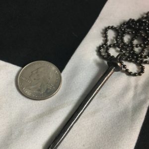 STRAIGHT AS A NAIL NECKLACE- Ball chain 1