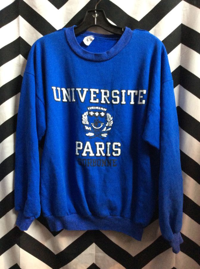 University Of Paris Pullover Sweatshirt | Boardwalk Vintage