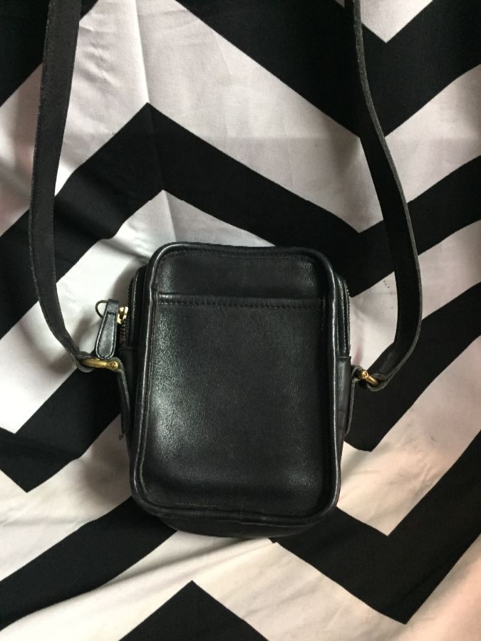Mini Leather Coach Purse/camera Bag/travel Bag | Boardwalk Vintage