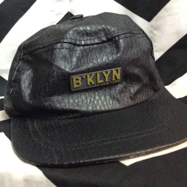 product details: B'KLYN NEW YORK LEATHER CAP photo