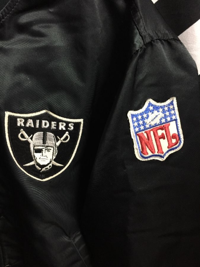 Other Designers Starter - Starter NFL Los Angeles Raiders Jacket Big Logo  Design, letto