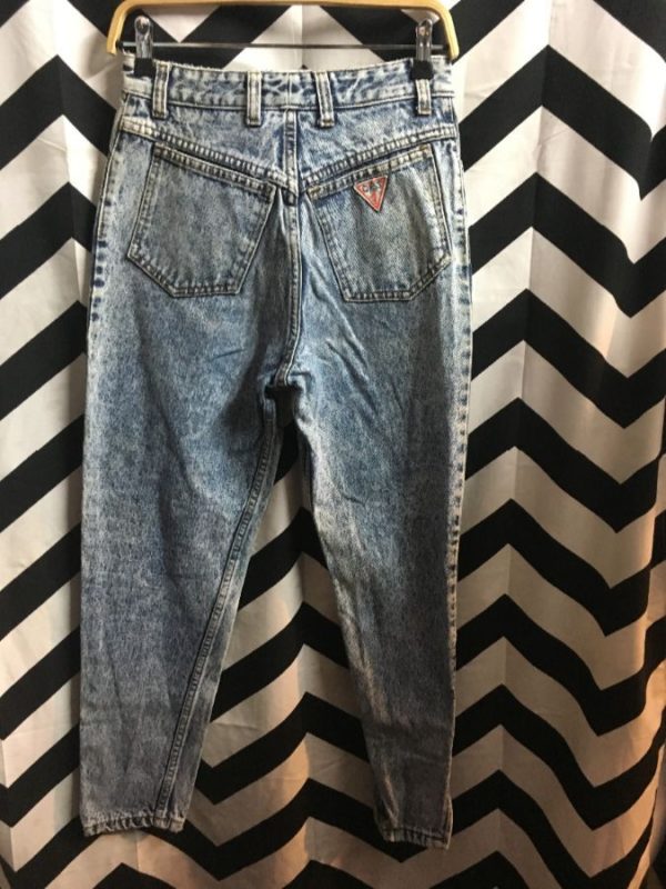 Denim Acid Wash High Waist Guess Jeans 