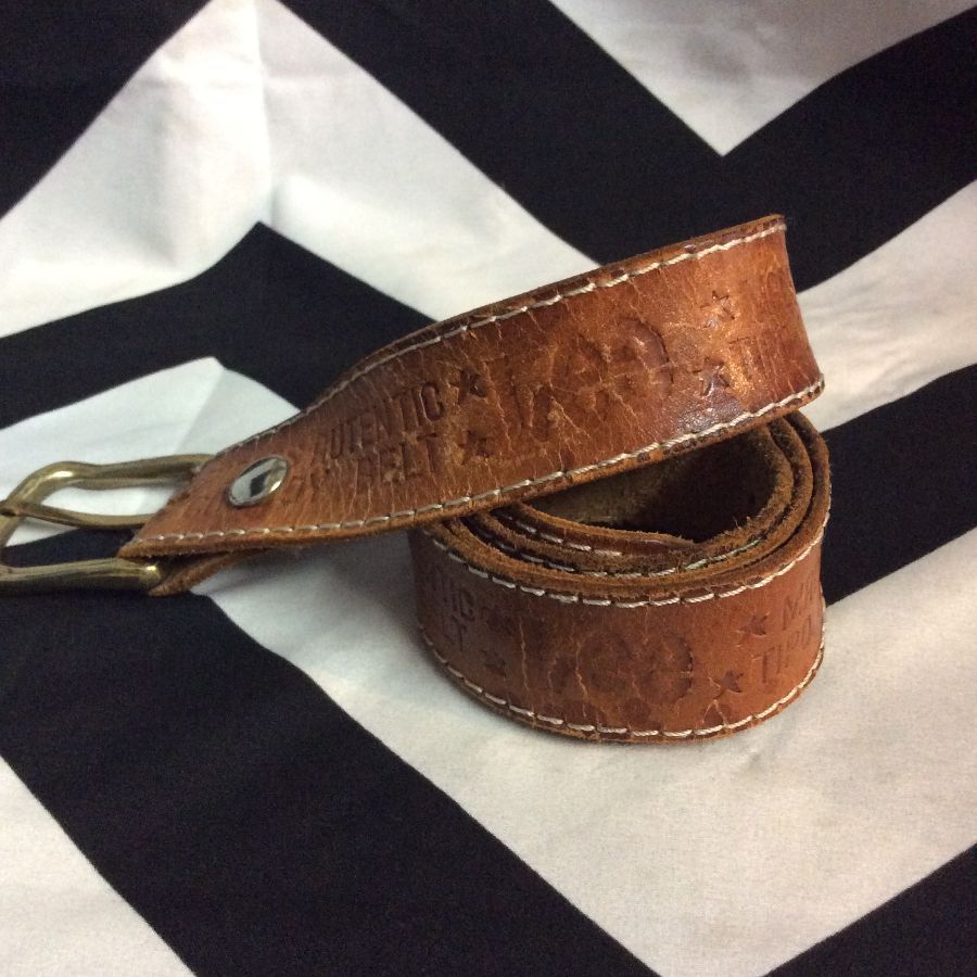 lee leather belt