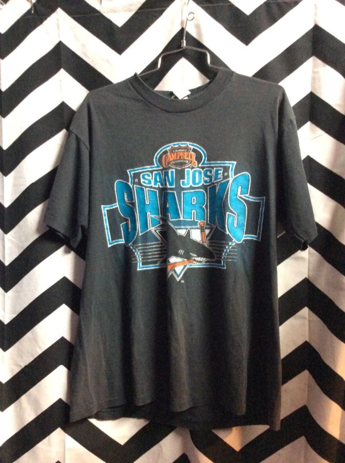 Vintage NHL San Jose Sharks Logo Sweatshirt, San Jose Sharks Shirt