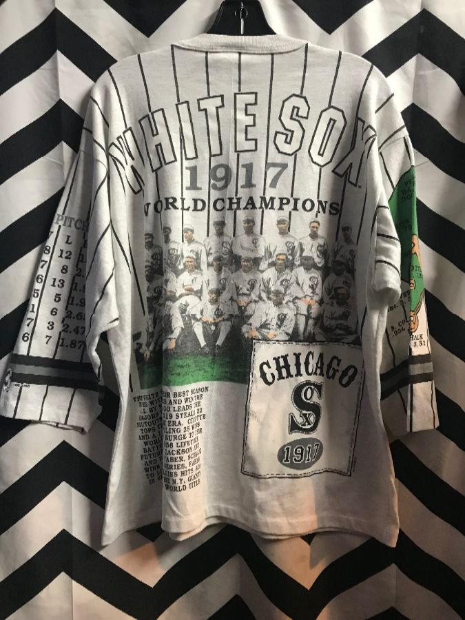 Men's New Era White Chicago Sox Historical Championship T-Shirt Size: 3XL