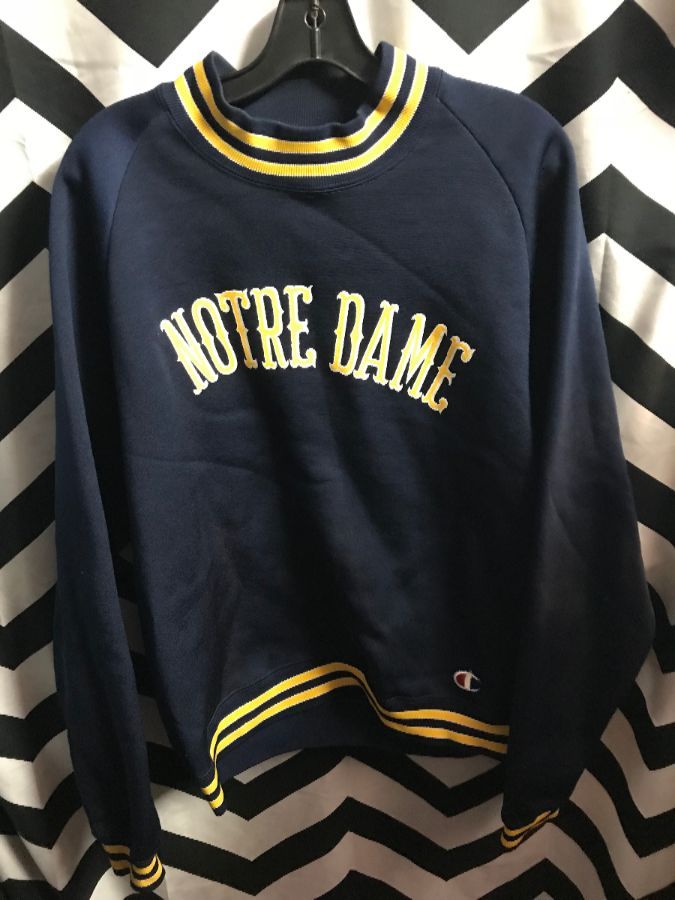 Sweater Champion Sports Notre Dame | Boardwalk Vintage