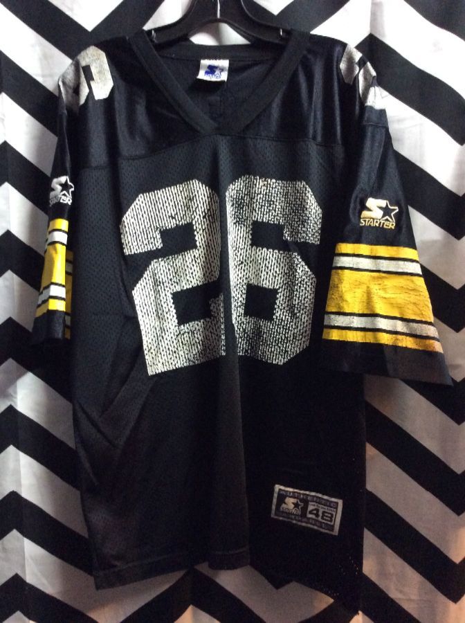 black and yellow striped steelers jersey