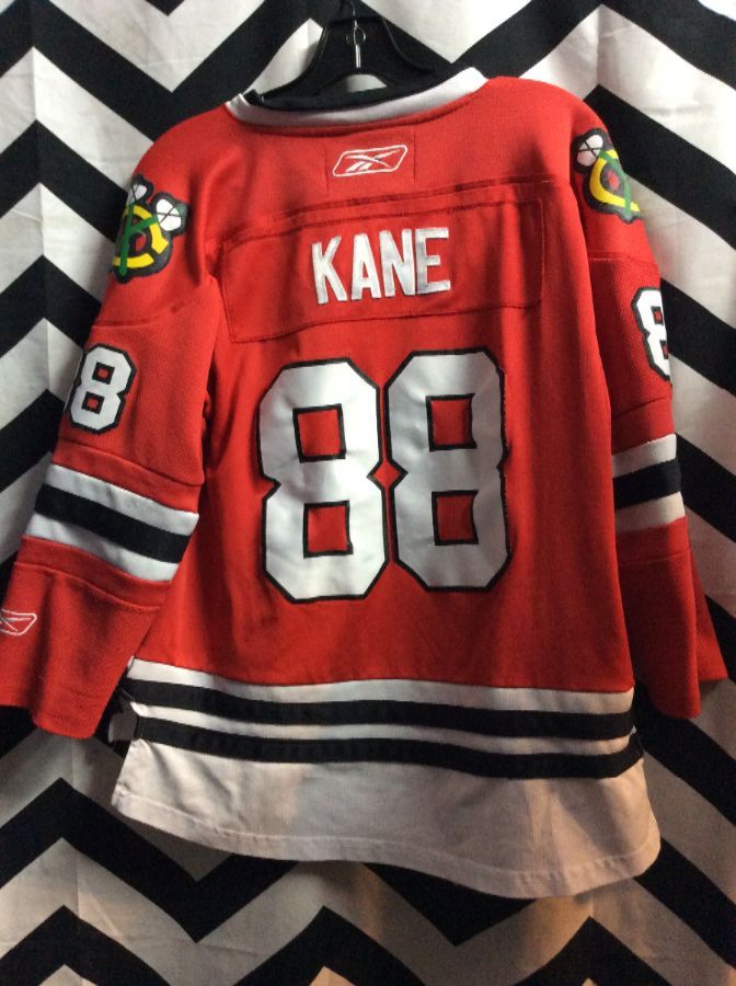 90S Hip Hop Clothing for Party Blackhawks 88# Long Sleeve Sports Shirt Mesh Breathable Sweatshirt Jerseys Kane Men Hockey Jersey