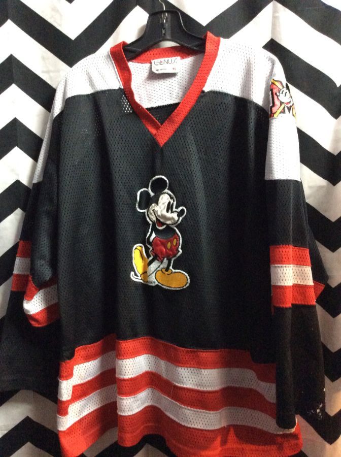 mickey mouse hockey jersey