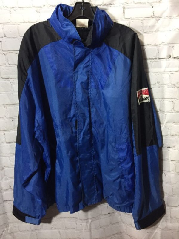 Marlboro Windbreaker W/ Detachable Hood | Boardwalk Vintage