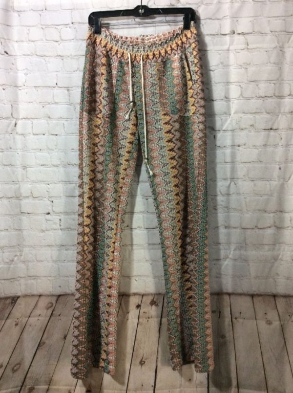 zig zag palazzo pants