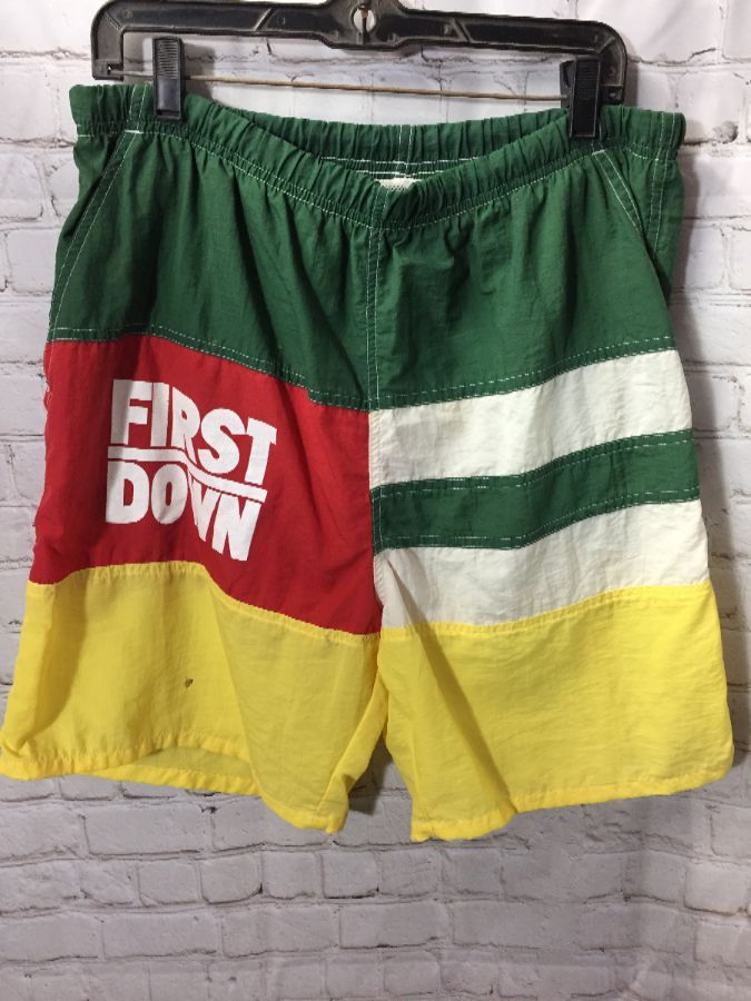 rasta swim trunks