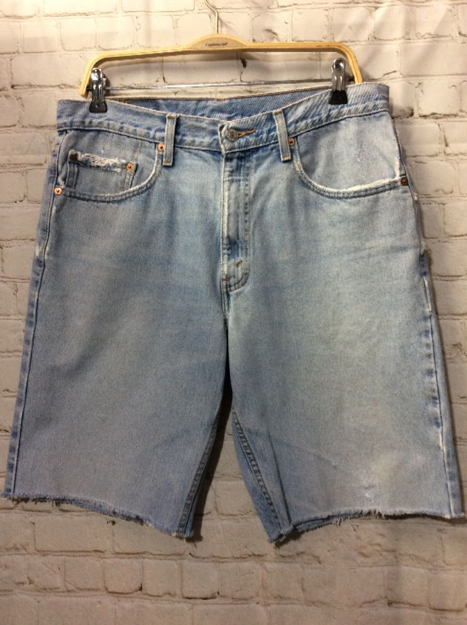 Levis 550 Denim Cut-off Shorts W/ Acid Wash | Boardwalk Vintage