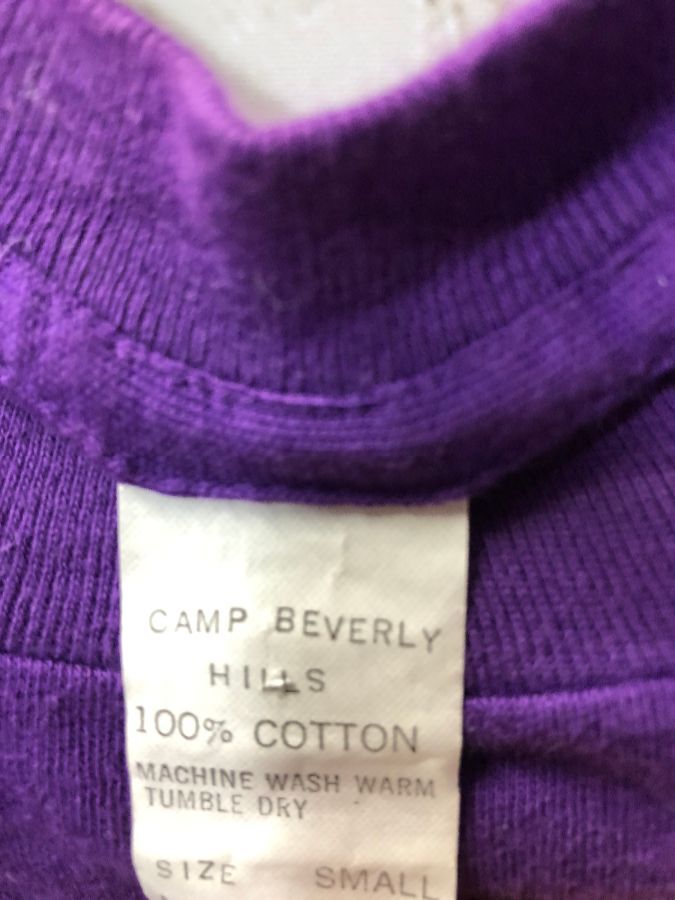 Camp Beverly Hills Cropped T-shirt | Boardwalk Vintage