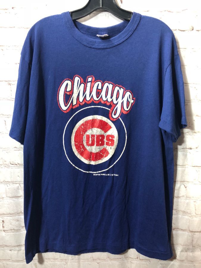 T-shirt W/ Chicago Cubs Graphic Print | Boardwalk Vintage