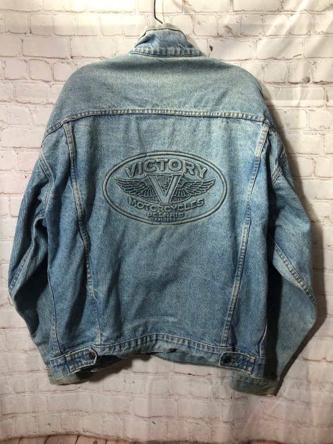 Victory Motorcycles Jacket Embroidered & Embossed | Boardwalk Vintage