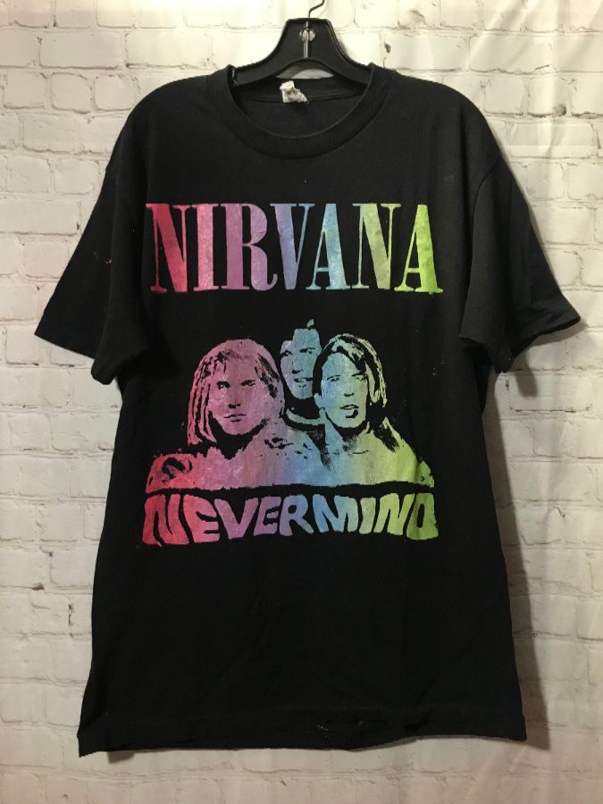 T-shirt Nirvana Nevermind Ombre Graphic Print | Boardwalk Vintage