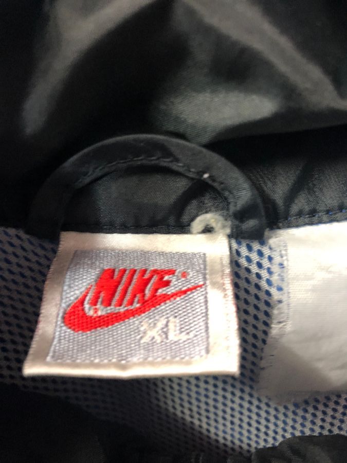Windbreaker Nike Zip Up Jacket Color Block With Button Up Hood Pop 
