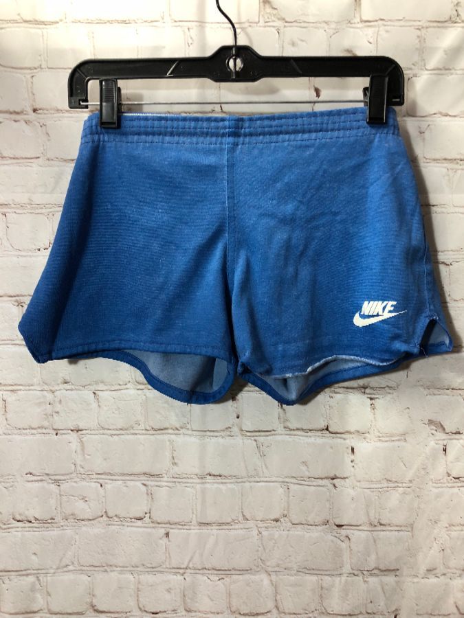 As-is Super Retro Nike Blue Tag Athletic Shorts Elastic Waist As Is