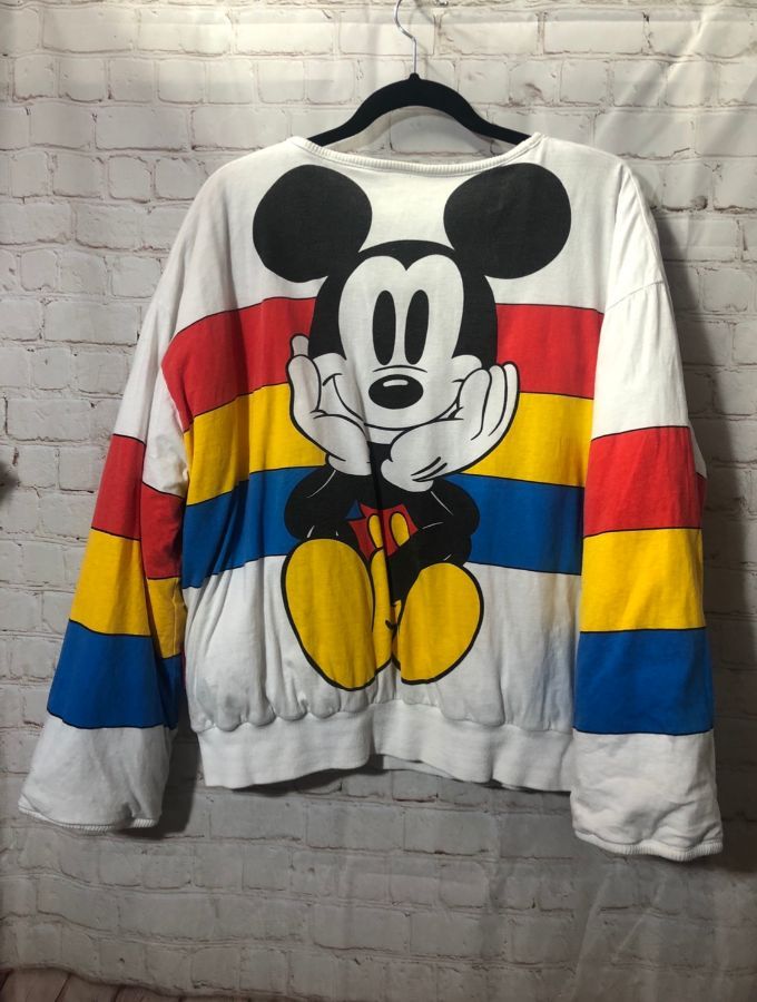 Reversible Mickey Mouse Pullover Sweatshirt | Boardwalk Vintage