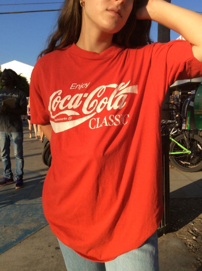anekdote stressende disk T-shirt Classic Vintage Enjoy Coca Cola Classic | Boardwalk Vintage