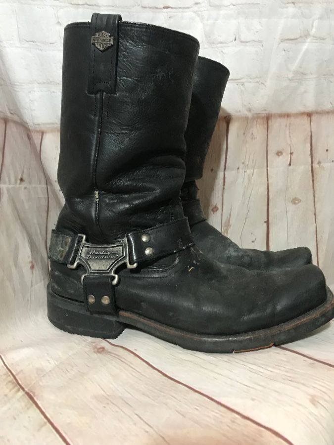 square toe harley boots