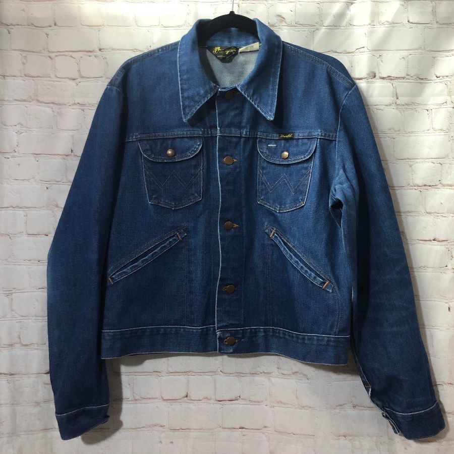 vintage wrangler jean jacket