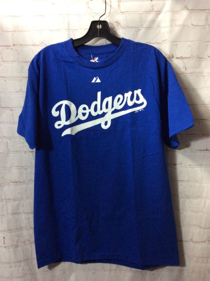 Mlb Los Angeles Dodgers 1/4 Button-up Neck T-shirt