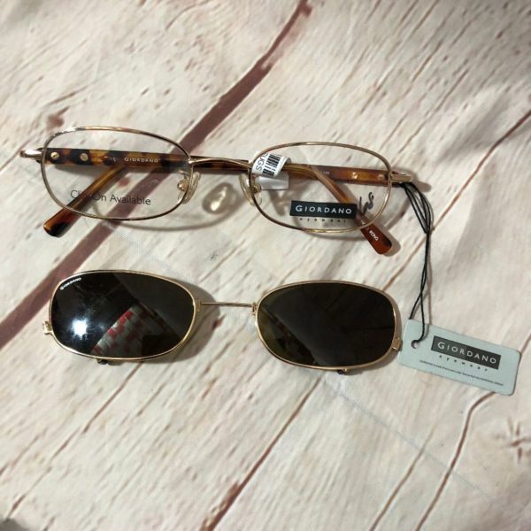 Glasses Frames With Sunglasses Attachment Boardwalk Vintage