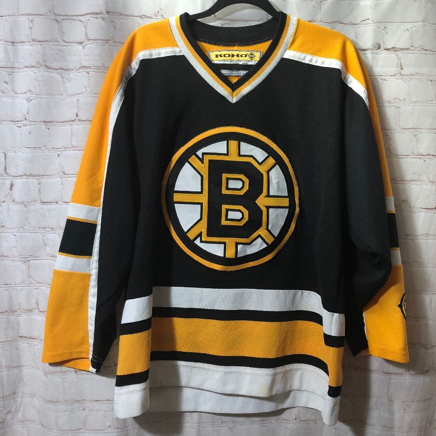 Vintage NHL Boston Bruins Vinyl Logo T Shirt