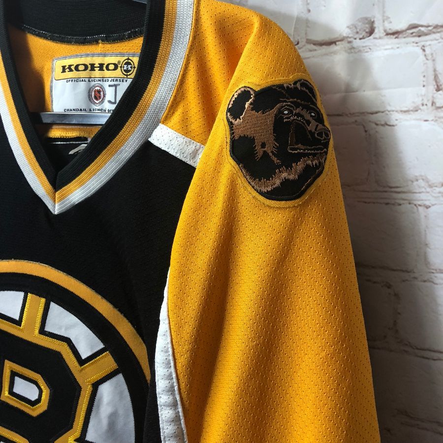 Vintage Boston Bruins Koho Hockey Jersey Size Large Nhl Made 