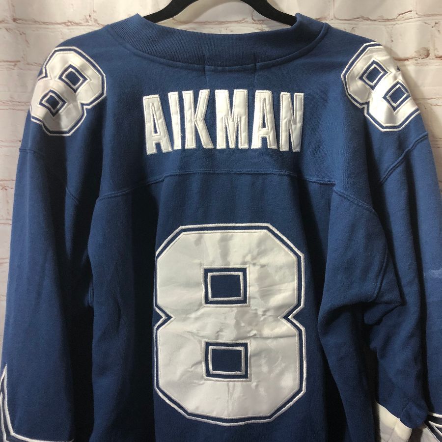 Nfl Dallas Cowboys #8 Aikman Jersey Style Pullover