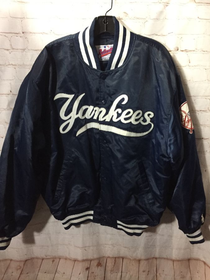 yankees satin jacket