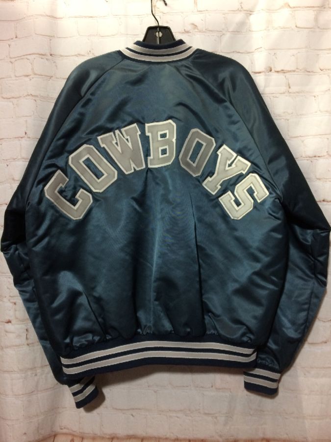 Satin Dallas Cowboys Nfl Starter Jacket Brett | Boardwalk Vintage
