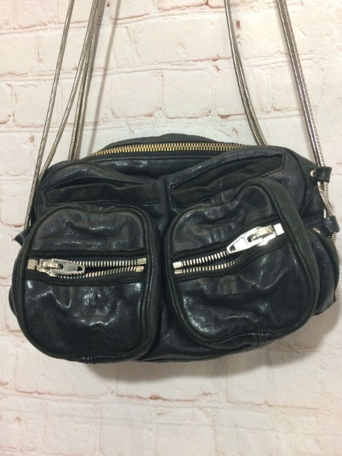 product details: ALEXANDER WANG SOFT LEATHER BRENDA BAG MULTI CHAIN STRAPS photo