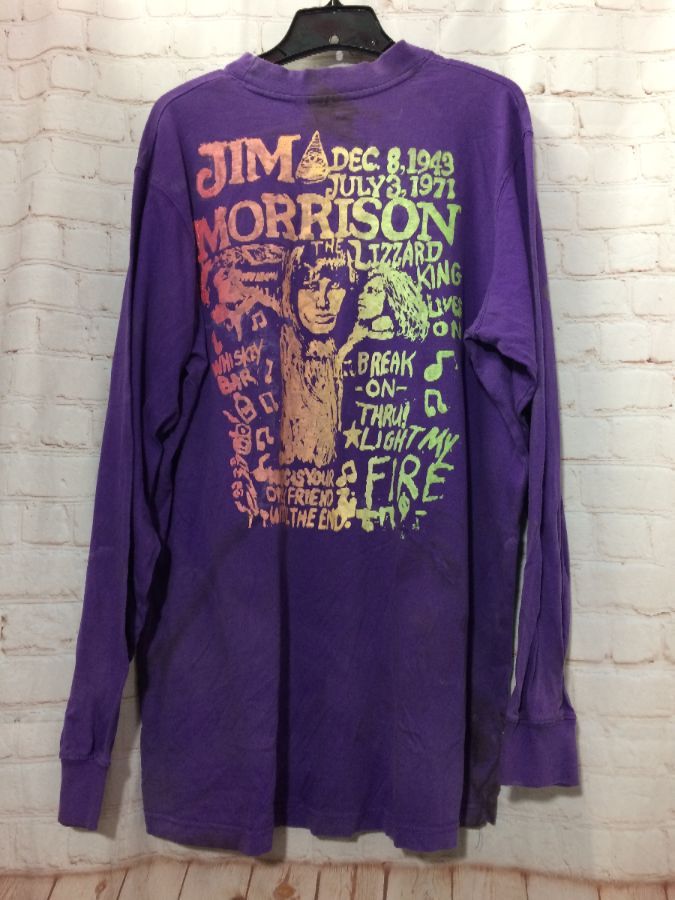 Tshirt Ls Doors Jim Morrison The Lizard King Custom Graphic *as-is ...